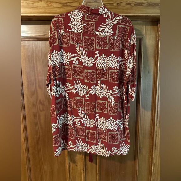 Vintage Pierre Cardin Hawaian shirt button down men’s Large made in Korea - Picture 4 of 13